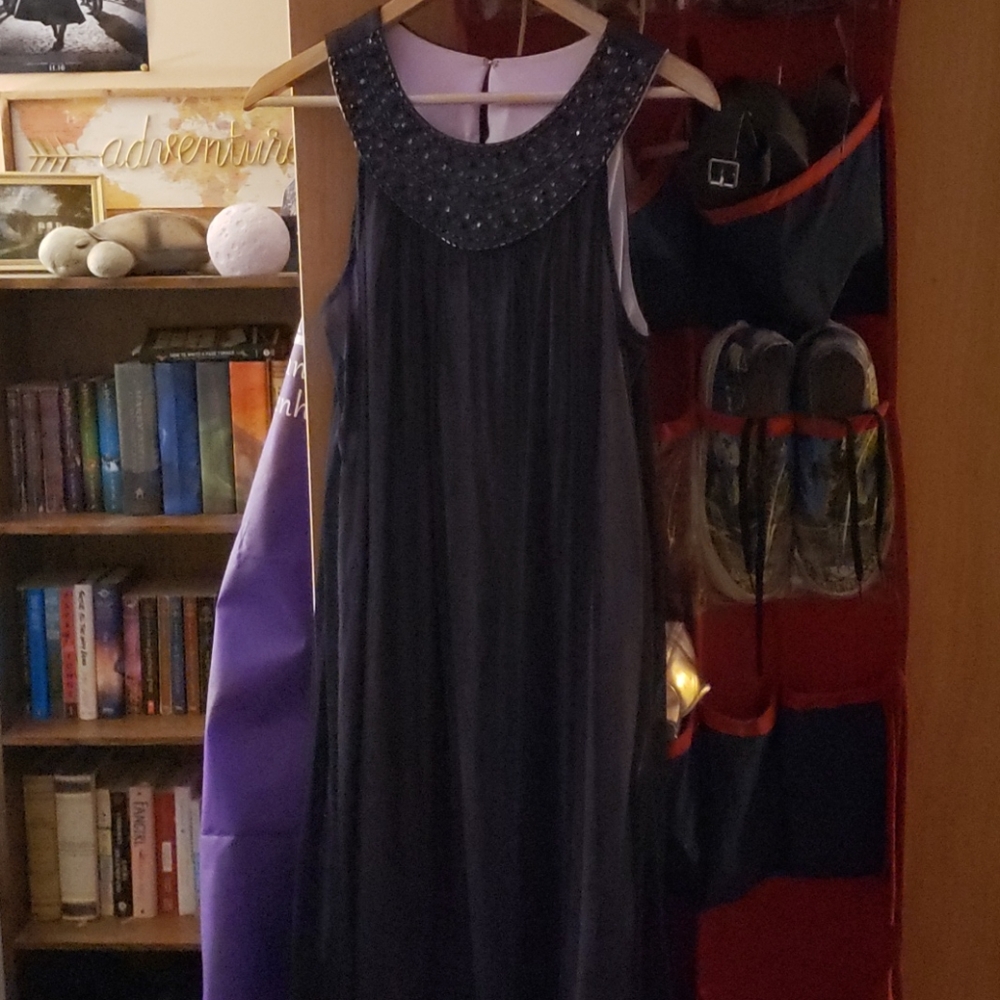 Layered Purple Formal Dress